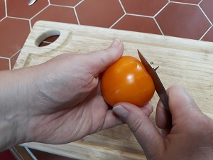 éplucher les tomates 2