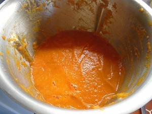 sauce tomate mixée