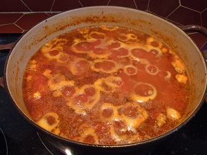 sauce tomate mijotée