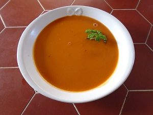 soupe à la tomate prête