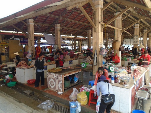 marché sapa pour légumes vietnamiens