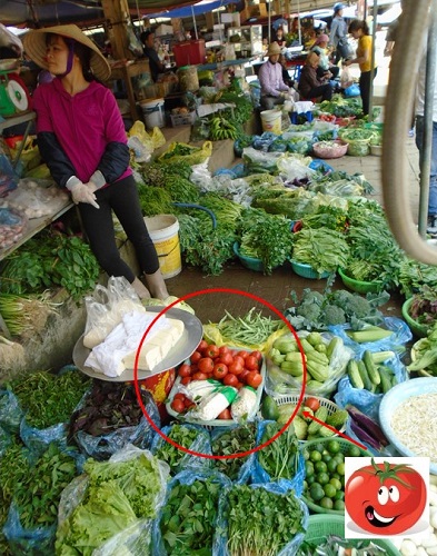 marché sapa pour légumes vietnamiens